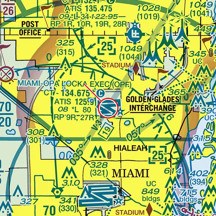 FAA sectional chart excerpt for this question