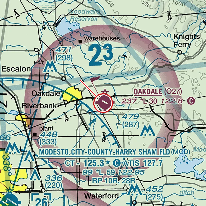 FAA sectional excerpt