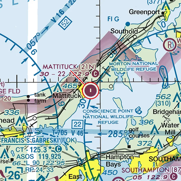 FAA sectional chart excerpt for this question
