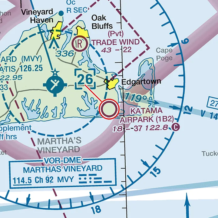 FAA sectional chart excerpt for this question